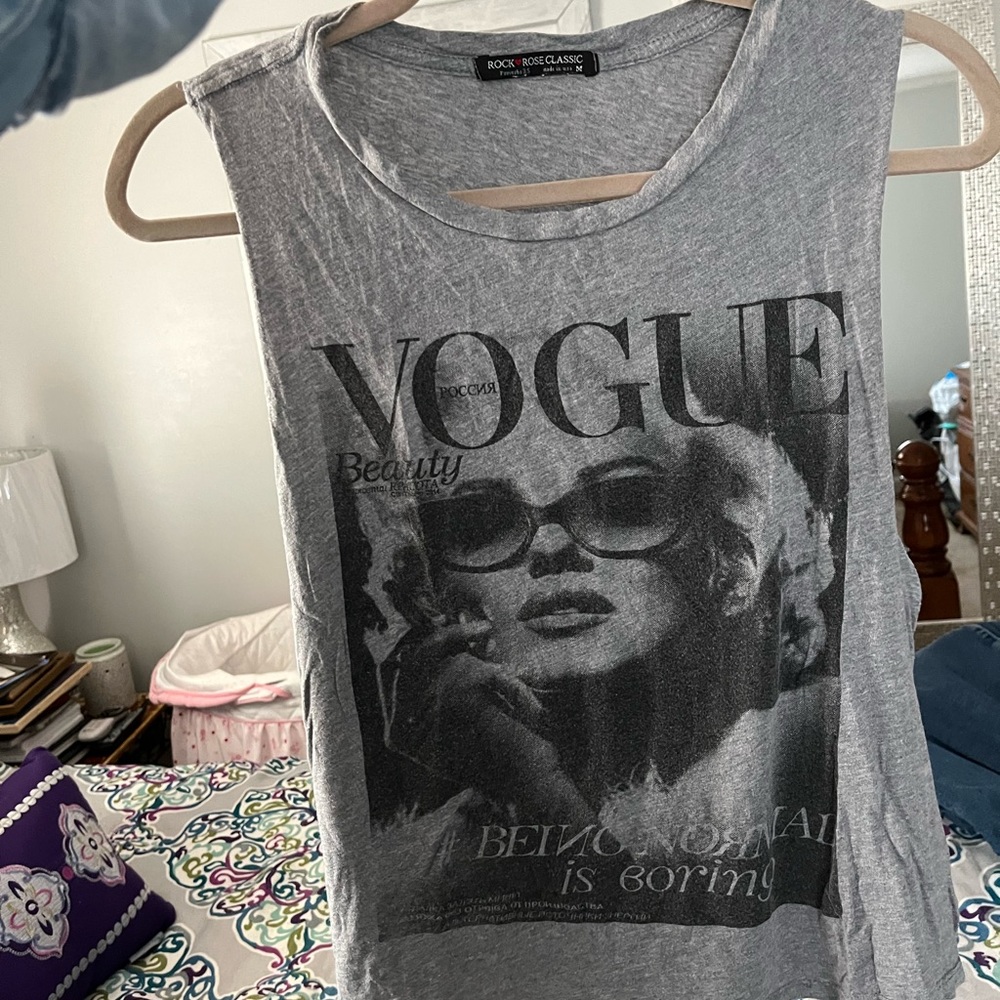 Graphic tank tee